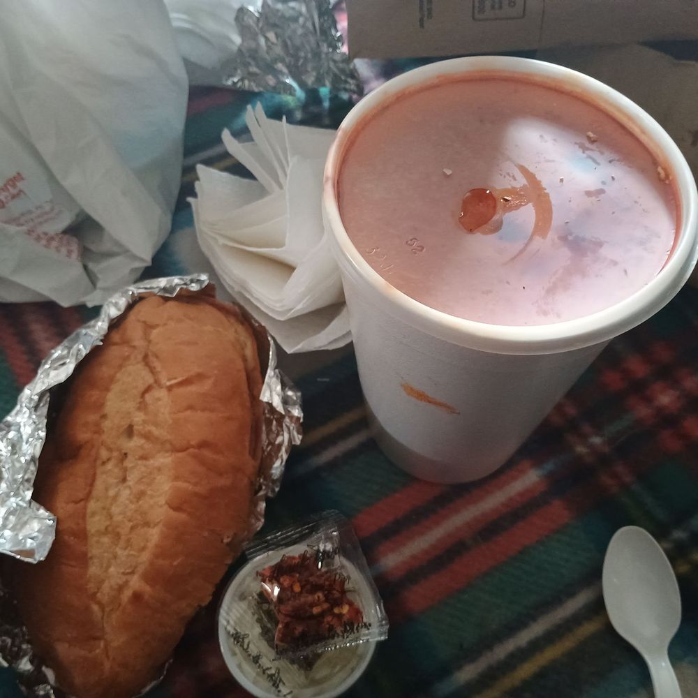 El Moreno  - Large menudo to go. Came with oregano, onions, crushed red pepper and a torta bun. - Convenience Stores Near Me - Española, New Mexico