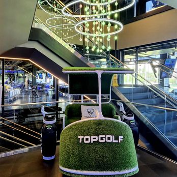 Topgolf - Fun photo op in the lobby. - Golf Near Me - Las Vegas, Nevada