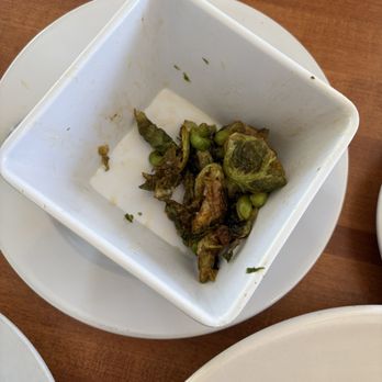 Table on 6th - Edamame and Brussels sprouts are so f ing good wtf - Burgers Near Me - Bentonville, Arkansas Table on 6th - Edamame and Brussels sprouts are so f ing good wtf - Burgers Near Me - Bentonville, Arkansas