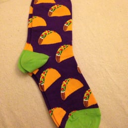 My mom bought me these great taco socks! My mom bought me these great taco socks!