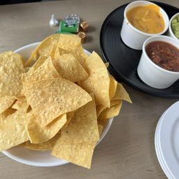 Chips and dips trio