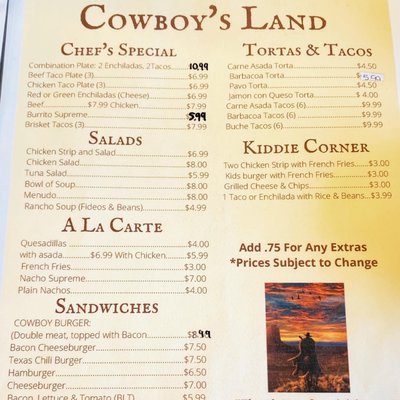Menu photo 1 Angie's Restaurant Fort Hancock, TX Menu photo 1 Angie's Restaurant Fort Hancock, TX