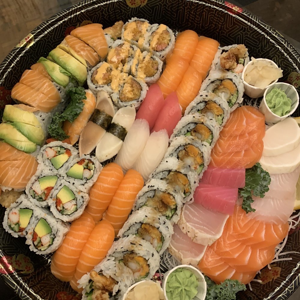 Tatsu Sushi - Sashimi, sushi and roll platter B - Japanese Near Me - Toronto, Ontario Tatsu Sushi - Sashimi, sushi and roll platter B - Japanese Near Me - Toronto, Ontario