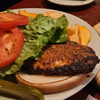 Daddy Jack's Restaurant & Bar - Blackened Tenderloin was very tender, and the bread was delicious. - American Near Me - Indianapolis, Indiana