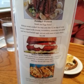 Holiday's Restaurant - table menu specials - American Near Me - Ann Arbor, Michigan