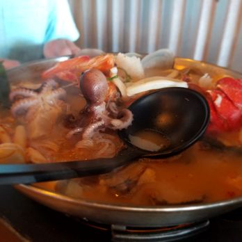 Hi Pot Miami - Baby octopus in the seafood hotpot - Taiwanese Near Me - Miami, Florida Hi Pot Miami - Baby octopus in the seafood hotpot - Taiwanese Near Me - Miami, Florida