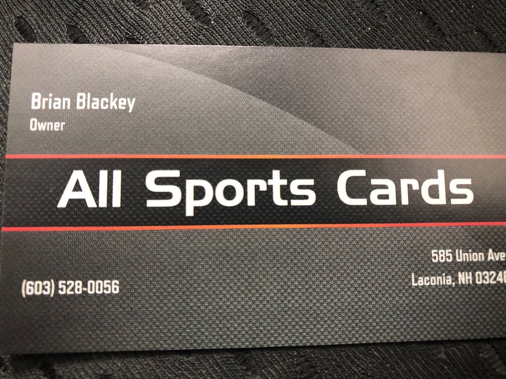 ALL SPORT CARDS Updated September 2024 585 Union Ave, Laconia, New