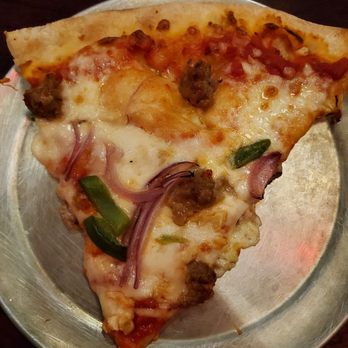The Headless Bat - Pizza slice two after the reorder, a little bit more done to my liking. - Pizza Near Me - St. Louis, Missouri