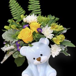 Lee Anne's Mastic Flower Shoppe - Welcome Baby Boy Arrangement