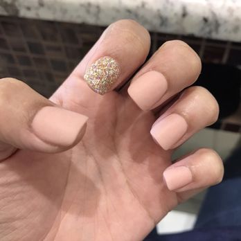 Bamboo Nails & Spa - Nude matte. Looooove! - Nail Salons Near Me - Round Rock, Texas