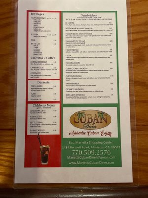 Menu photo 3 Cuban Diner Marietta, GA Menu photo 3 Cuban Diner Marietta, GA