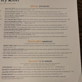 Thirsty Lion - Menu - American Near Me - Euless, Texas