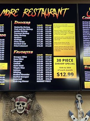 Menu photo 1 Seafood Express & More Jacksonville, FL Menu photo 1 Seafood Express & More Jacksonville, FL