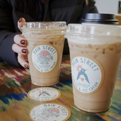 Main Street Coffee & Ice Cream - Iced lattes