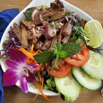 Nightingale - Nham tok waterfall steak - Breakfast & Brunch Near Me - Huntington Beach, California Nightingale - Nham tok waterfall steak - Breakfast & Brunch Near Me - Huntington Beach, California