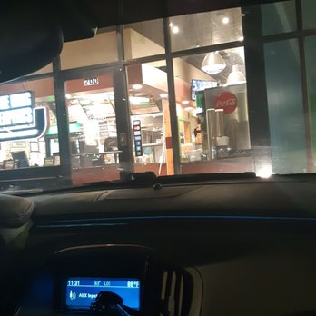 Wingstop - the inside of a car at night - Chicken Wings Near Me - Beaumont, Texas