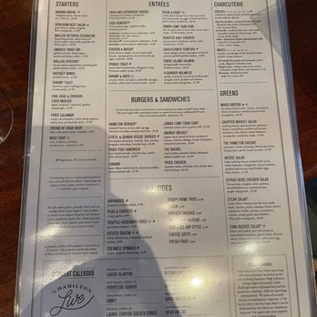 The Hamilton - Menu - Seafood Near Me - Washington, DC, District of Columbia The Hamilton - Menu - Seafood Near Me - Washington, DC, District of Columbia