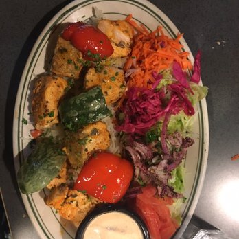 Real Doner - Salmon shish kabob - Turkish Near Me - Petaluma, California Real Doner - Salmon shish kabob - Turkish Near Me - Petaluma, California