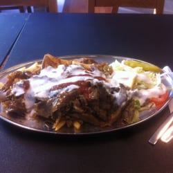 Mega Kebab - En kebab tallrik på mega kebab tidigare ( kladdes kebab) på Drottninggatan