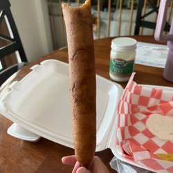 The Cleveland Dog House - Footlong corndog