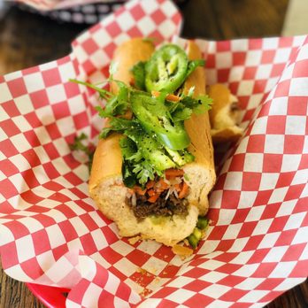 Cafe Aroma - Lemongrass Banh mi sandwich, - Coffee & Tea Near Me - Manteca, California