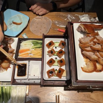 Juqi - Authentic peking duck with the wrappers, sauce, vegetables, and even sugar! - Chinese Near Me - Flushing, New York