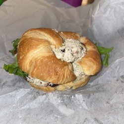 The Trading Post - Chicken salad on a croissant