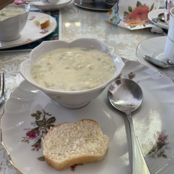 Pamela's - Potato and Leek soup - Tea Rooms Near Me - Huntington Beach, California Pamela's - Potato and Leek soup - Tea Rooms Near Me - Huntington Beach, California