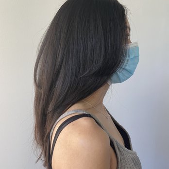 Hair by Danny P - Layered haircut by Danny P - Hair Stylists Near Me - Orange, California