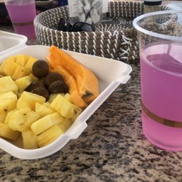 Fruit and lemonade Fruit and lemonade