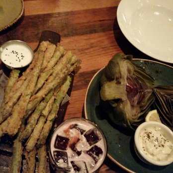 Fork - Yummy, yummy and yummy. Fried asparagus and artichoke appetizers. This place is so wonderful. Cool with a trendy vibe. - New American Near Me - Boise, Idaho Fork - Yummy, yummy and yummy. Fried asparagus and artichoke appetizers. This place is so wonderful. Cool with a trendy vibe. - New American Near Me - Boise, Idaho