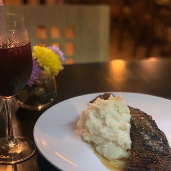 Leche Y Miel Restaurant - Churrasco with Mashed Potatoes - Comfort Food Near Me - Bronx, New York