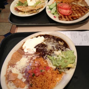 Las Fuentes - 3 entrees to share . Cheese quesadilla , cheese enchilada , grilled fish filet . - Mexican Near Me - Reseda, California Las Fuentes - 3 entrees to share . Cheese quesadilla , cheese enchilada , grilled fish filet . - Mexican Near Me - Reseda, California