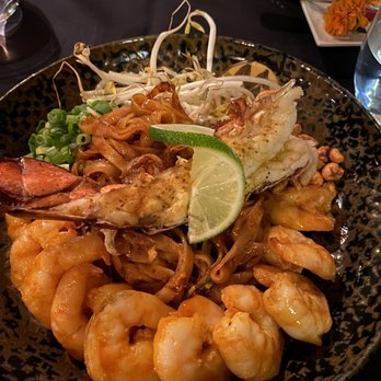 Alchemi - Lobster and shrimp pad Thai- very good - American Near Me - Royal Oak, Michigan Alchemi - Lobster and shrimp pad Thai- very good - American Near Me - Royal Oak, Michigan