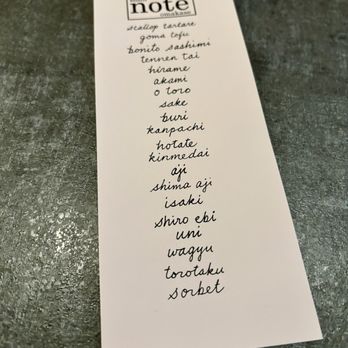 Sushi Note Omakase - 20pc omakase sushi ($190pp before tax and tip) - Sushi Bars Near Me - Beverly Hills, California