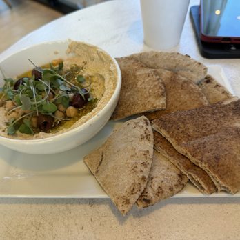 Aubergine Kitchen - HUMMUS PLATE WITH PITA BREAD - Mediterranean Near Me - Las Vegas, Nevada Aubergine Kitchen - HUMMUS PLATE WITH PITA BREAD - Mediterranean Near Me - Las Vegas, Nevada