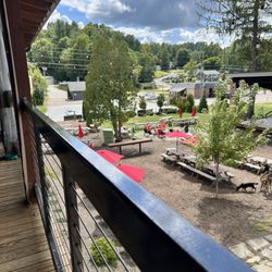 Hog Hollow Wood Fired Pizza - View from the upstairs patio
