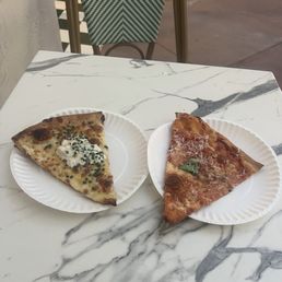 White and cheese slice White and cheese slice