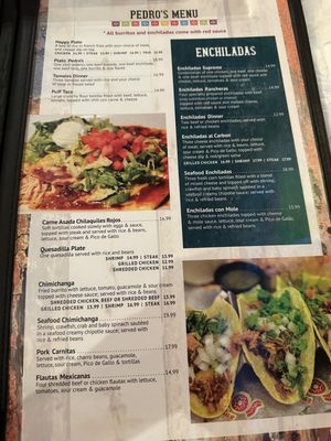 Menu photo 2 Pedros Tacos & Tequila Bar Semmes, AL