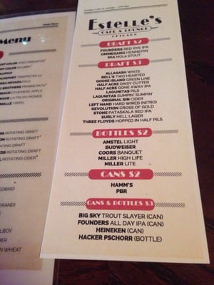 Menu photo 8 Estelle's Chicago, IL