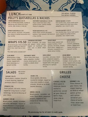 Menu photo 2 Polly's at the Pier Cafe Frederiksted, VI