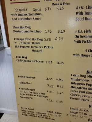 Menu photo 8 Mr Gyros Coldwater, MI