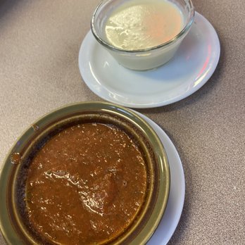 Tacos y Mariscos Ofelia - Salsa and cheese dip - Mexican Near Me - Warner Robins, Georgia