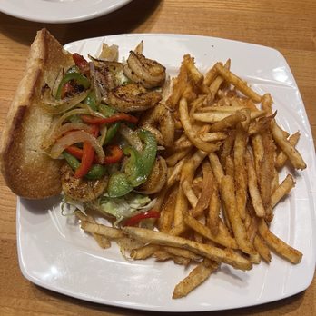Dirty Cajun Seafood Kitchen - Blackened Shrimp Po-Boy - Cajun/Creole Near Me - Bedford, Texas