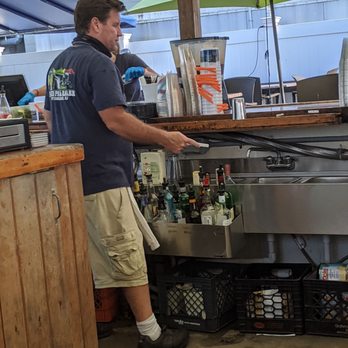 The Wharfside Patio Bar - Non mask wearing bartenders - Bars Near Me - Point Pleasant Beach, New Jersey
