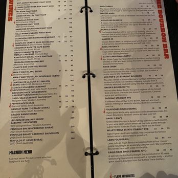 Flame Bar & Grill - Drinks menu - Bars Near Me - Queenstown, OTA