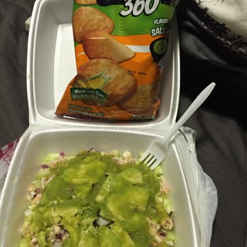 Mary's Bionicos & Raspados - Tostamarines! Very delicious & the chips they are served with are salsa verde flavor so it goes really good together. - Juice Bars & Smoothies Near Me - South Gate, California
