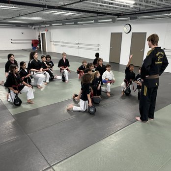 Joon Lee's Tae Kwon Do - Listening to Master Jared - Taekwondo Near Me - Orland Park, Illinois