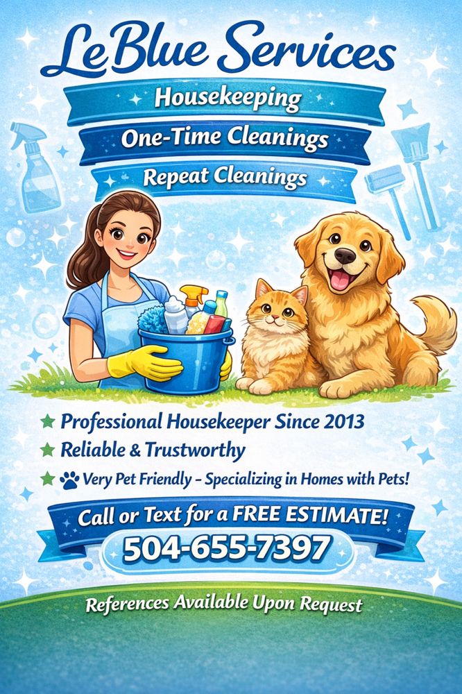 LeBlue Services - pet boarding facility in Metairie, LA