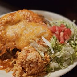 Anthony's A Taste Of The Southwest - Beef sopapilla! Delicious and large portion!